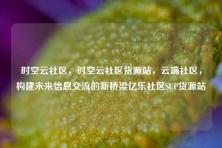 时空云社区，时空云社区货源站，云端社区，构建未来信息交流的新桥梁亿乐社区SUP货源站